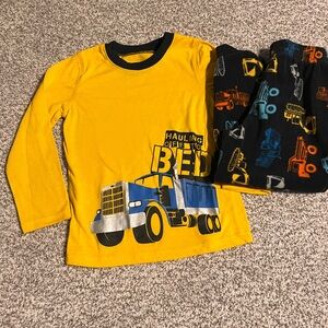 Member’s Mark Kids Yellow Truck Pajama Set